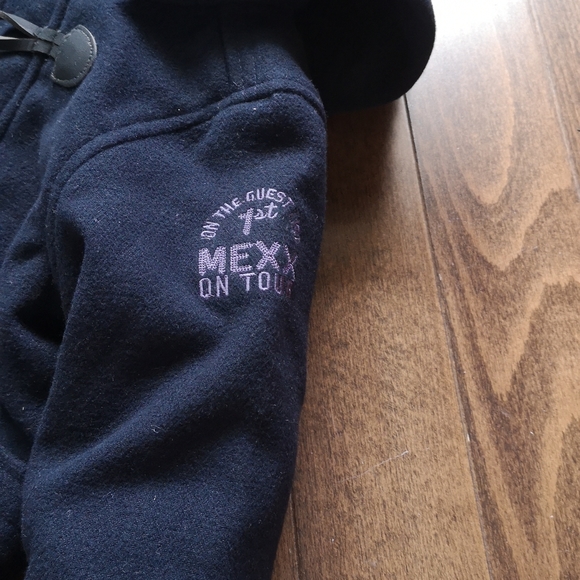 Mexx navy blue coat size 12-18 M - Picture 3 of 12